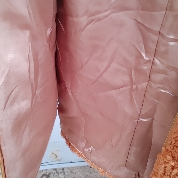 J.Crew Teddy Sherpa Vest Adole-Clay SZ.S - Picture 6 of 9